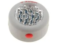 Фонарь светодиодный Зубр, 24 LED, магнит, крючок для подвеса, 3ААА