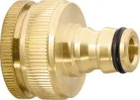Адаптер латунный, 3/4"-1", внутренняя резьба, с переходником, Palisad