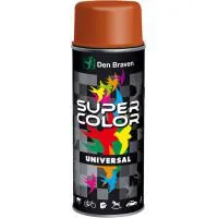 Краска в баллончиках 400 мл. Красный Den Braven Super Color