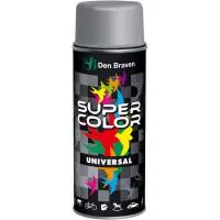 Краска в баллончиках 400 мл. Серый Den Braven Super Color