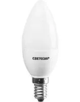 Лампа Светозар светодиодная LED Technology, теплый белый свет, 220В, 3Вт (25), свеча