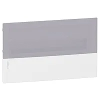 MIP22118T Mini Pragma Щит встраиваемый с дымчатой дверцей 1 ряд / 18 мод, IP40, IK07, 63А, 2 клеммы