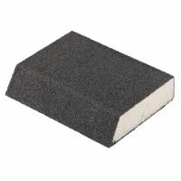 Губка для шлифования, 120х90х25 мм, трапеция, мягкая, P60 Matrix