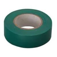 Изолента ПВХ, 19 мм x 20 м, 180 мкм, зеленая, Сибртех