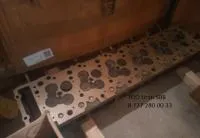 Головка блока цилиндров Isuzu 6HK1 на экскаватор Hitachi ZX350